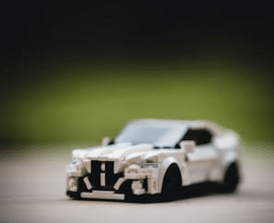 White Lego car